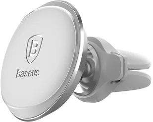 Baseus magnetyczny uchwyt na kratkę wentylacyjną z klipsem na 2 kable (srebrny/czarny) - Uchwyty samochodowe do telefonów - miniaturka - grafika 27