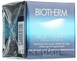 Biotherm Blue Therapy Cream SPF15 Krem odmładzający, niwelujący przebarwienia skórne do cery normalnej i mieszanej 50ml - Kremy do twarzy - miniaturka - grafika 3