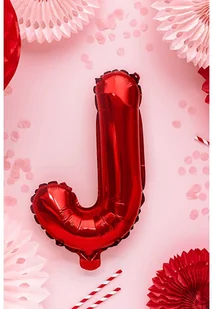 PartyDeco Balon w kształcie litery J 3Y43CK 3Y43CK SAM  ONE SIZE - Balony i akcesoria - miniaturka - grafika 2