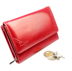 Wilmar (PL) Portfel Damski (PL) 12 cm Suwak Skóra Włoska WIL_P31 RFID - Portfele - miniaturka - grafika 2