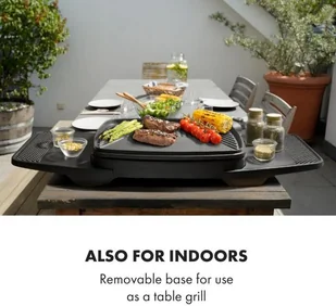 Grill elektryczny Klarstein FRY2-GatsbyG-BL - Grille elektryczne Grill elektryczny Klarstein FRY2-GatsbyG-BL - Grille elektryczne - miniaturka - grafika 6