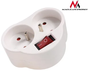 Maclean Gniazdko prądowe X2 z wyłącznikiem Energy MCE31 3680W - Gniazdka elektryczne - miniaturka - grafika 7