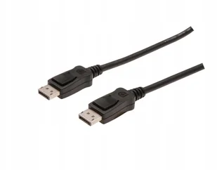Assmann Kabel połączeniowy DisplayPort 1.2 z zatrzaskami Typ DP/DP M/M czarny 1m AKASSVD00000026 - Kable komputerowe i do monitorów - miniaturka - grafika 4