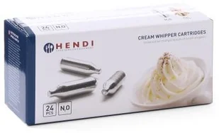 Hendi Naboje do syfonów do bitej śmietany - 24 szt. 588215 - Akcesoria gastronomiczne - miniaturka - grafika 2