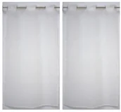 Zasłony - Linder 0169/11/475ri zasłony kaolin, 2 sztuki 0169 /11/475RI/70 x 120 - miniaturka - grafika 1