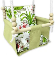 Leżaczki i huśtawki - Dziecięca huśtawka wodoodporna liście B0-K90 - miniaturka - grafika 1