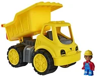 Samochody i pojazdy dla dzieci - BIG Spielwarenfabrik Spielwarenfabrik 800054836 Power-Worker wywrotka + figurka, żółta 800054836 - miniaturka - grafika 1