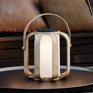 Lampy ogrodowe - Nordlux Solarne oświetlenie dekoracyjne LED Bob z bambusa - miniaturka - grafika 1