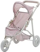 Wózki dla lalek - Olivia's Little World OL-00002  Polka Dots Princess Baby Doll Jogging Stroller - miniaturka - grafika 1