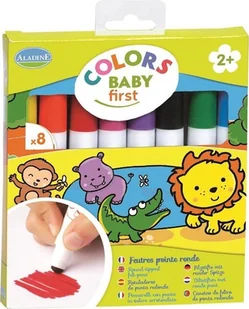 Aladine Markery dla maluchów, 8 kolorów - Zabawki kreatywne - miniaturka - grafika 2