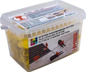 Narzędzia glazurnicze - Professional new systems sp.z o.o klipsy do poziomowania płytek 0.9 mm. svp 1000 (szt). - miniaturka - grafika 1