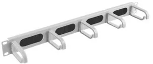 Lanberg Organizer kabli Typ B 19"" 1U szczotkowy szary (AK-1203-S) - Akcesoria do szaf serwerowych - miniaturka - grafika 3