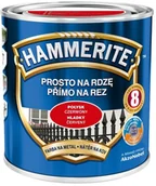 Farby do metalu - Hammerite Farba do metalu Prosto Na Rdzę połysk czerwony 0 7 l - miniaturka - grafika 1