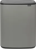 Kosze na śmieci - Brabantia Kosz na śmieci Bo Touch Bin 2 x 30 l szary 221460 - miniaturka - grafika 1