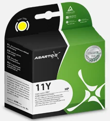 Asarto Tusz AS-H11Y yellow zamiennik HP 11 C4838A AS-H11Y - Tusze zamienniki - miniaturka - grafika 2