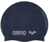 Pływanie - Arena Dzieci czepek pływacki Classic Silicone Jr granatowa 9167071 - miniaturka - grafika 1