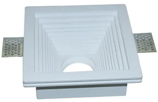 v-tac Oprawa Oczko V-TAC GIPS GU10 Kwadrat Wpuszczana G-K 120x120 Biały VT-867 - Oprawy, klosze i abażury - miniaturka - grafika 2