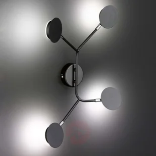 Wofi Kinkiet LED Belize, 4-punktowy, czarny - Lampy ścienne - miniaturka - grafika 2