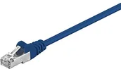Kable miedziane - Goobay siatka kabel sieciowy (2 X RJ45, Cat5e SFTP 5 m) Niebieski 4040849680571 - miniaturka - grafika 1