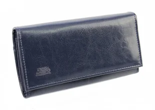 Elkor (PL) Portfel Damski (PL) Długi Klamra Skóra Naturalna EL16 - Portfele - miniaturka - grafika 4