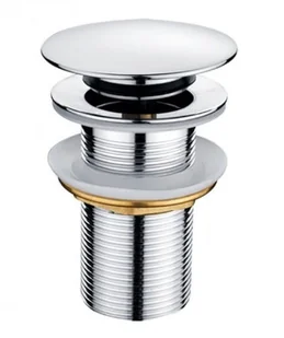 Sea Horse SEA-HORSE Korek klik-klak duży do umywalki z przelewem chrom mosiądz - Korki do umywalek Sea Horse SEA-HORSE Korek klik-klak duży do umywalki z przelewem chrom mosiądz - Korki do umywalek - miniaturka - grafika 1