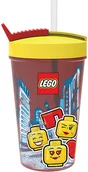 Kubki dla dzieci - Lego Kubek "Iconic - Girl" w kolorze żółto-czerwonym - 500 ml - miniaturka - grafika 1