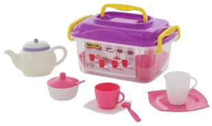 WADER-POLESIE WADER-POLESIE Alisa Zestaw naczyń 19 elementów 58980 - Zabawki AGD - miniaturka - grafika 2