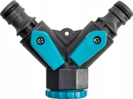 Inne akcesoria do nawadniania - Rozdzielacz Podwójny Do Węża OGR5ODOWEGO - miniaturka - grafika 1