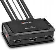 Przełączniki KVM - Lindy Switch Kvm Hdmi 2.0 42345 - miniaturka - grafika 1