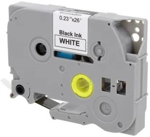 Brother Zamiennik taśmy TZE-211 6mm biała/czarny - Etykiety do drukarek - miniaturka - grafika 2
