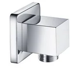 Akcesoria do armatury i ceramiki - BLUE WATER Hugo Przyłącze kątowe węża natrysku ścienne kwadratowe G 1/2 BW-PKK.HUG.02C - miniaturka - grafika 1