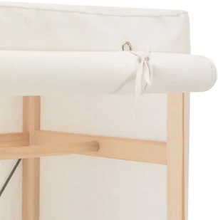 vidaXL vidaXL Szafa, biała, 79 x 40 x 170 cm, materiałowa - Szafy - miniaturka - grafika 4