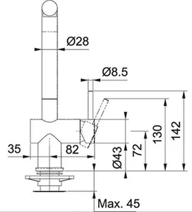 Franke Active Plus  Gun Metal 115.0524.928 - Baterie kuchenne - miniaturka - grafika 3