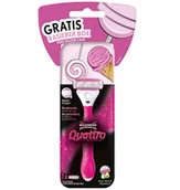 Maszynki do golenia i wkłady - Wilkinson Maszynka Quattro for Women + Etui - miniaturka - grafika 1