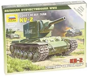 Modele do sklejania - Zvezda z6202 model Panzer karabin automatyczny Panzer ze radziecka KV 2 - miniaturka - grafika 1