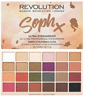 Makeup Revolution Soph X - Ultra Eyeshadow Palette - Paleta 24 cieni do powiek MAKUP2DPO - Cienie do powiek - miniaturka - grafika 5