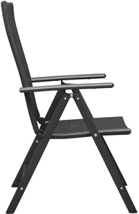 vidaXL 7-częściowy zestaw mebli ogrodowych, czarno-brązowy 3060055 - Meble ogrodowe - miniaturka - grafika 5