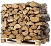 Materiały opałowe - Drewno kominkowe paleta 1 metr przestrzenny - miniaturka - grafika 1