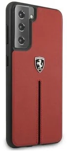 Ferrari FEOSIHCS21SRE S21 G991 czerwony/red hardcase Off Track Leather Nylon Stripe hurtel-68722-0 - Etui i futerały do telefonów - miniaturka - grafika 4