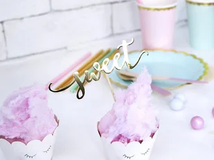 PartyDeco Szpilki drewniane "Love", złoty, 13 cm, 6 szt KPM17-019 - Gadżety dla niej i dla niego - miniaturka - grafika 4