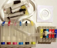 Dodatki do drukarek i skanerów - Epson Stałe zasilanie P50 R285/265/360 RX585/685 z tuszem 6x100 - miniaturka - grafika 1