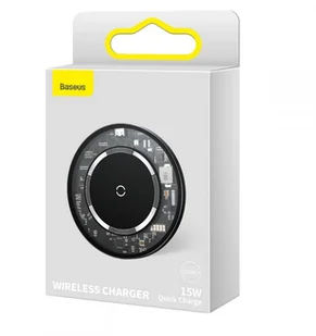 Baseus Bezprzewodowa magnetyczna ładowarka indukcyjna 15W Visible - Ładowarki do telefonów - miniaturka - grafika 11