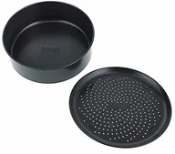 Akcesoria i części do mikrofalówek - Ninja Ninja Oficjalny zestaw nieprzywierających naczyń do pieczenia [4026J300EUK] puszka do ciasta i tacka na ciasto, kompatybilna z Ninja Foodi OP100, OP300, OP500, czarny 4026J300EUK - miniaturka - grafika 1