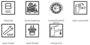 Laveo Bateria umywalkowa nablatowa klik-klak chrom PRETTO - Baterie umywalkowe - miniaturka - grafika 3