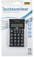 Kalkulatory - Idena 505126 Idena 505126  kalkulator TR 800, energia słoneczna, 8-liniowy wyświetlacz w kolorze czarnym 505126 - miniaturka - grafika 1