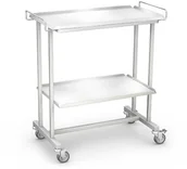 Meble i wyposażenie gabinetów medycznych - Ztm Tech-med C-02/A-ST wózek oddziałowy szpitalny C-02-BP-66-ST - miniaturka - grafika 1