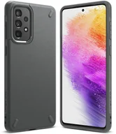 Etui i futerały do telefonów - RINGKE Onyx wytrzymałe etui pokrowiec Samsung Galaxy A73 szary - miniaturka - grafika 1