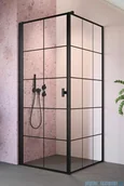 Kabiny prysznicowe - Radaway Nes Black Kdj I Factory 90x75 lewa 10022090-54-55L/10039075-54-55 - miniaturka - grafika 1