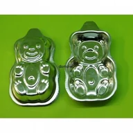 Formy do ciast - FOREMKI DO PIECZENIA mini MIŚ NIEDŹWIADEK 10 szt - miniaturka - grafika 1