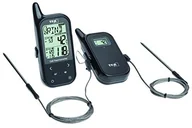 Termometry kuchenne - TFA Dostmann TFA-Dostmann akcesoria kuchenne Chef Twin-grill-termometr do smażenia radiowy z dwoma einstechfuehlern i różnych. Funkcje, tworzywo sztuczne, czarna, 6 x 3 x 14 cm 14.1511.01 - miniaturka - grafika 1